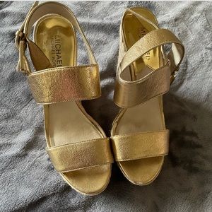 July 4th Sale 🔥 Michael Kors Wedge Sandals, 7.5